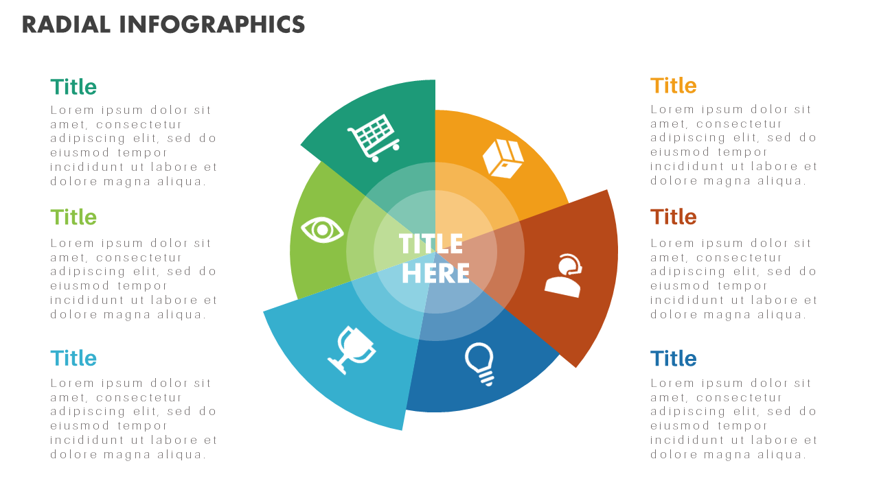Radial Infographics Package Superpowerppt